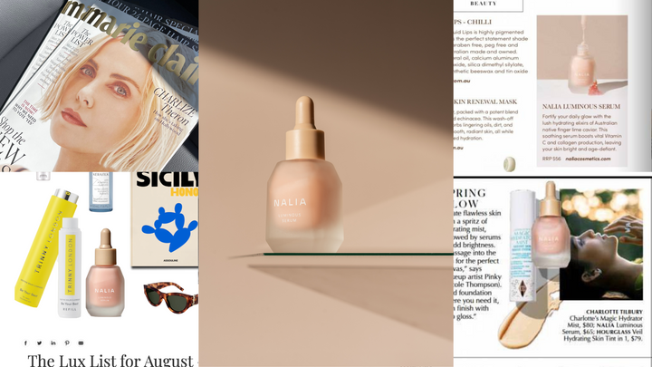 Hot off the press - Recent Nalia Cosmetics Features